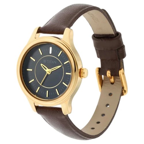 Đồng hồ TITAN 27 mm Nữ 2638YL01 Màu Nâu