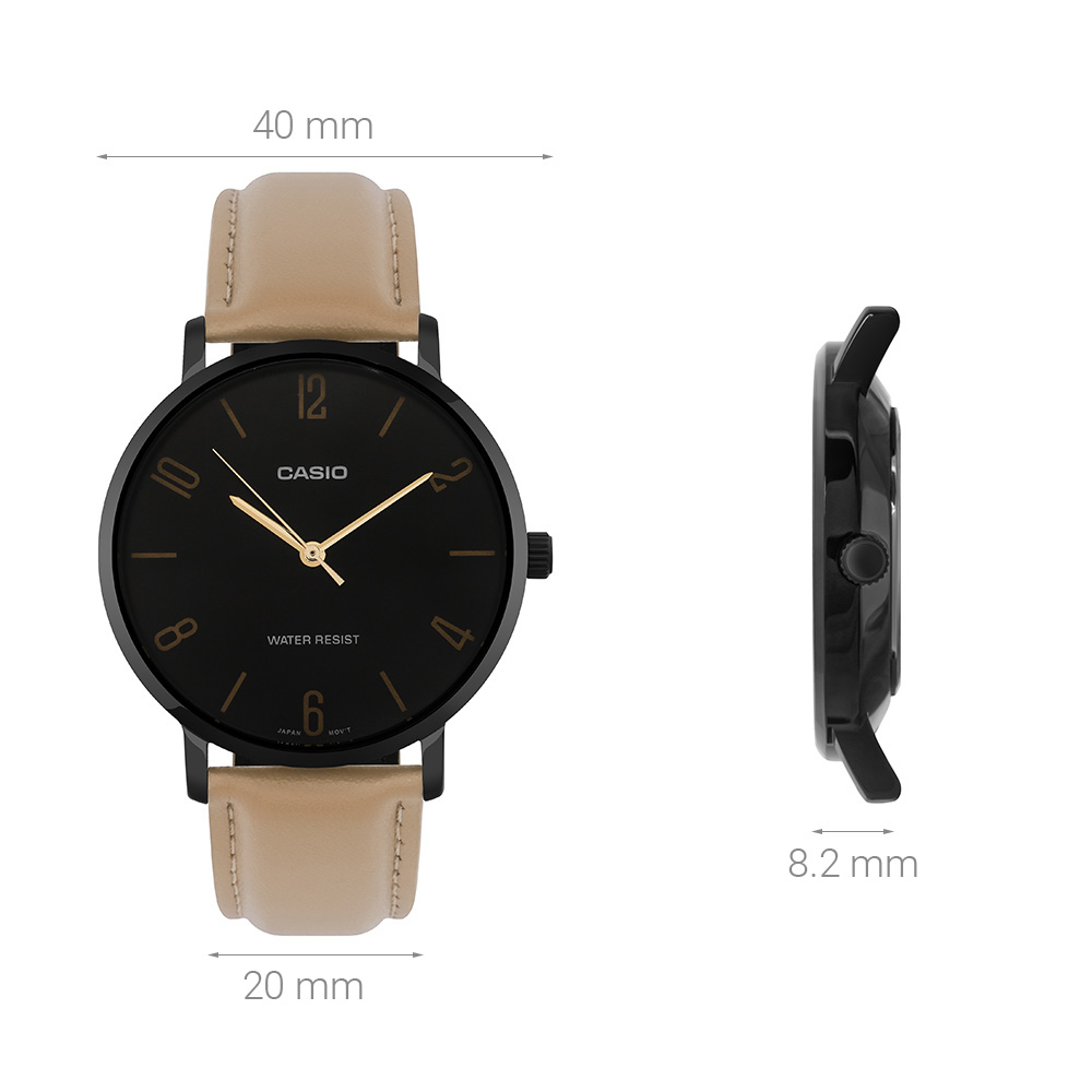 Đồng hồ CASIO Timeless 40 mm Nam MTP-VT01BL-1BUDF - 6