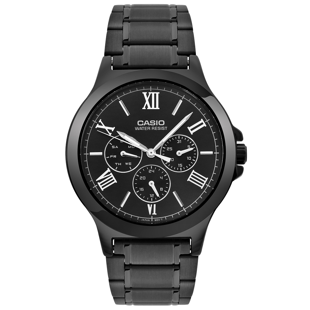 Đồng hồ CASIO Timeless 41.5 mm Nam MTP-V300B-1AUDF Màu Đen