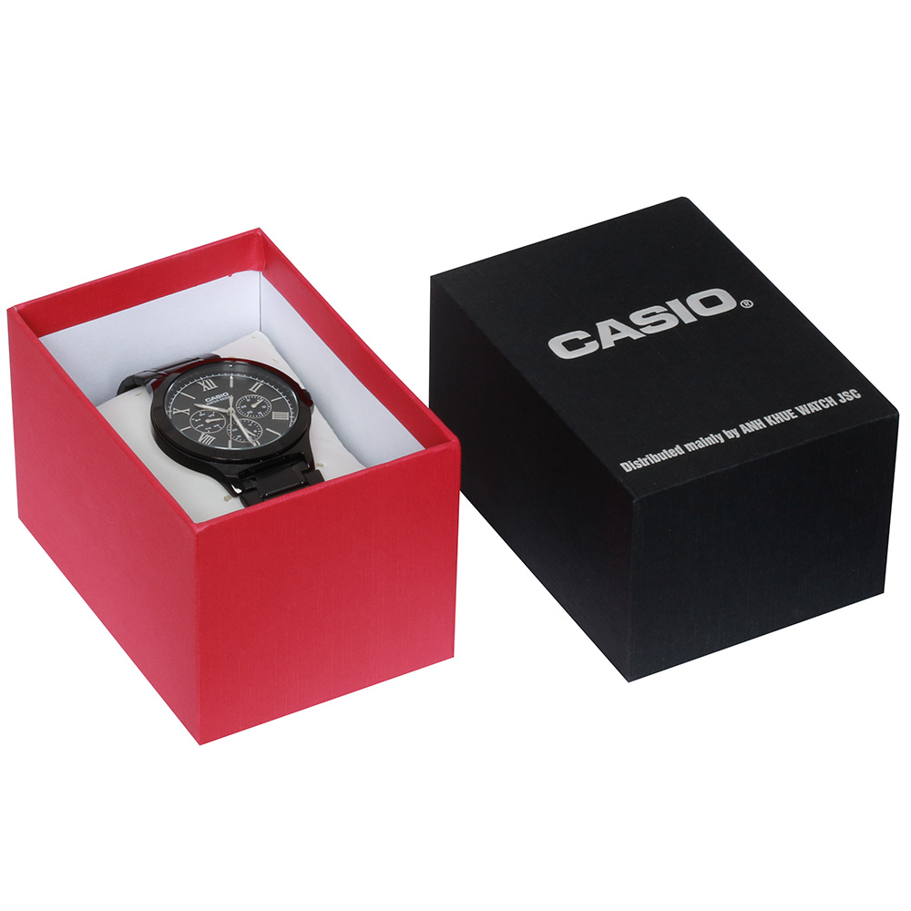 Đồng hồ CASIO Timeless 41.5 mm Nam MTP-V300B-1AUDF Màu Đen