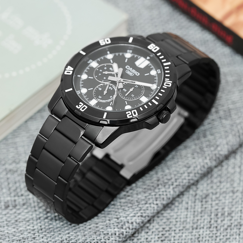 Đồng hồ CASIO Timeless 43 mm Nam MTP-VD300B-1EUDF