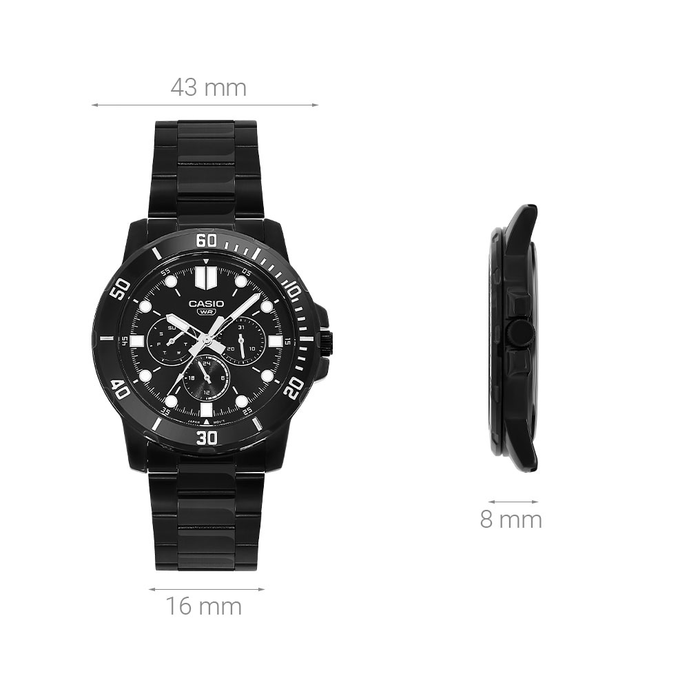 Đồng hồ CASIO Timeless 43 mm Nam MTP-VD300B-1EUDF - 6
