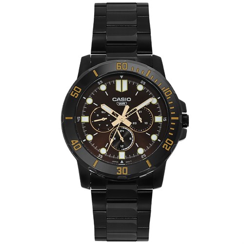 Đồng hồ CASIO 43 mm Nam MTP-VD300B-5EUDF Màu Đen