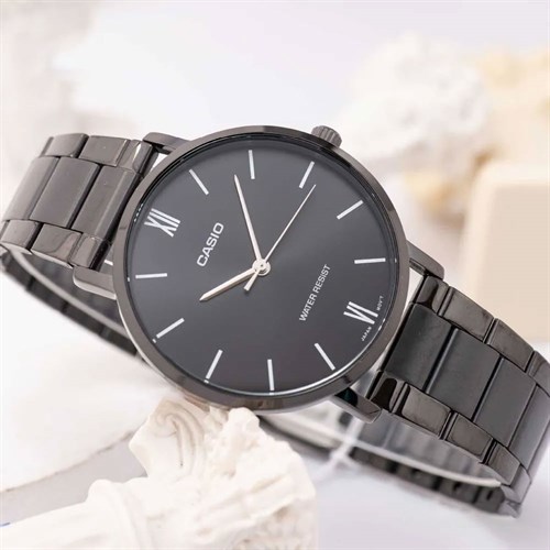 Đồng hồ CASIO 40 mm Nam MTP-VT01B-1BUDF Màu Đen