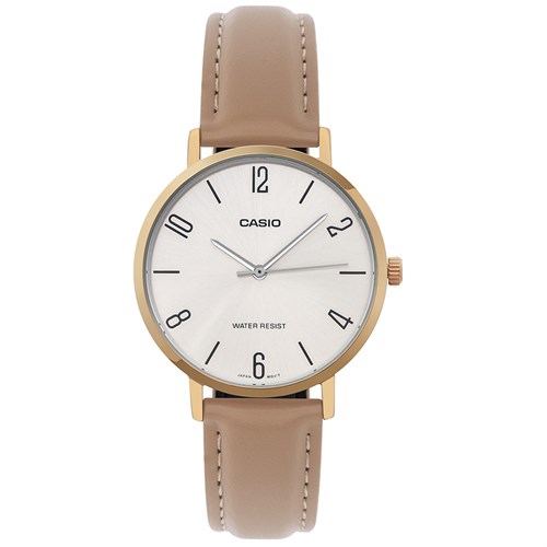 Đồng hồ CASIO 34 mm Nữ LTP-VT01GL-9B2UDF Màu Nâu