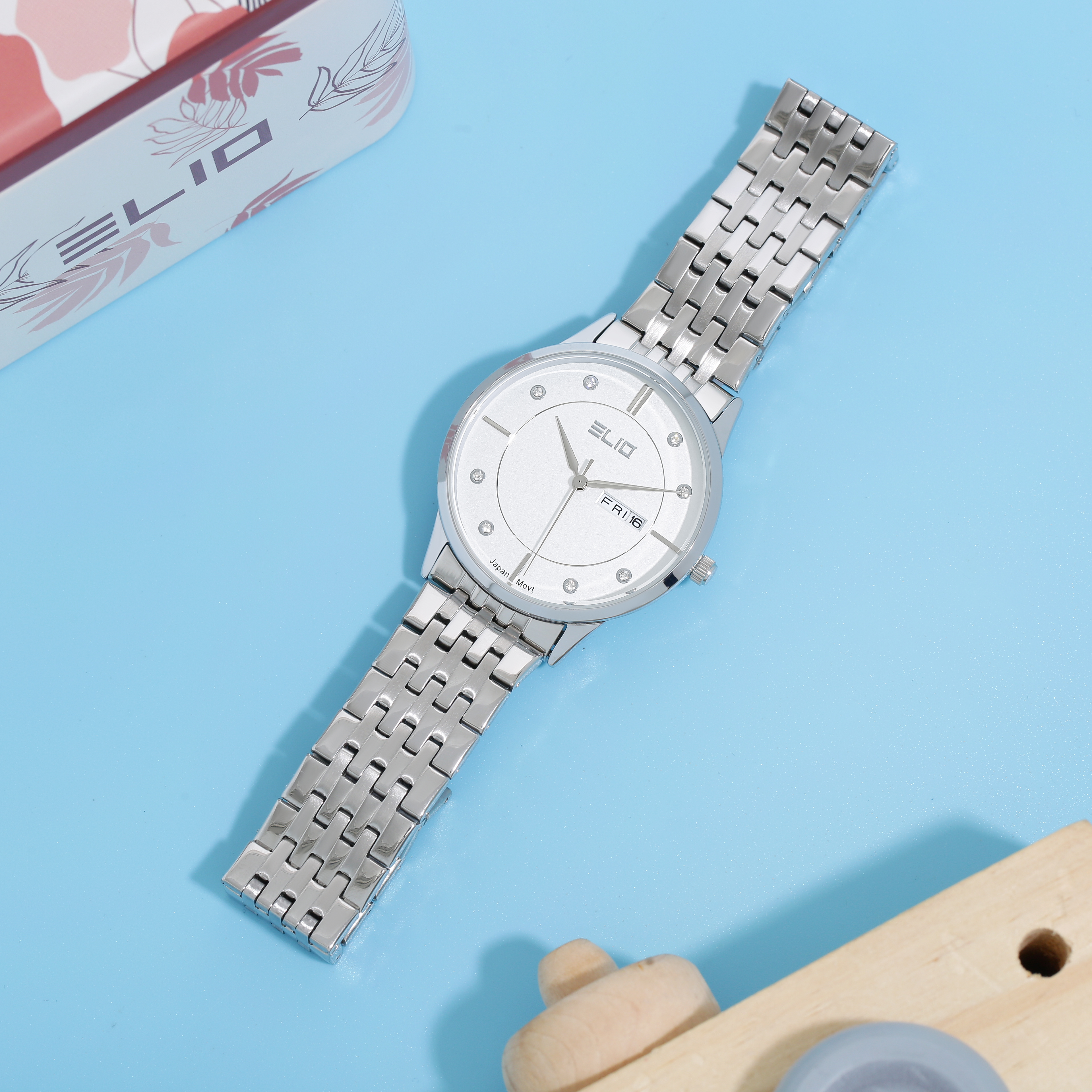 Đồng hồ ELIO 39 mm Nam EC003-01