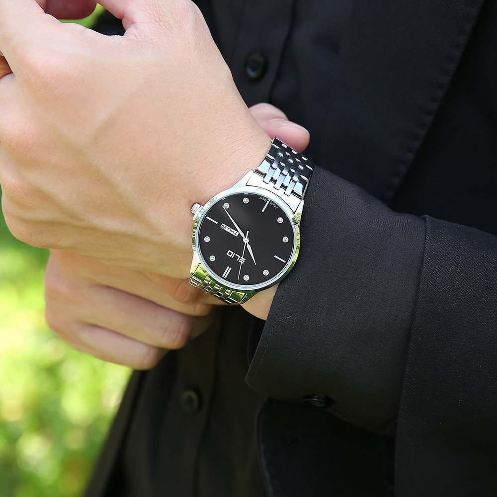 Đồng hồ ELIO 39 mm Nam EC004-01