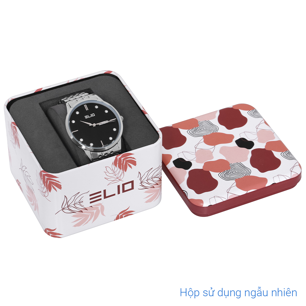 Đồng hồ ELIO 39 mm Nam EC004-01 Màu Bạc