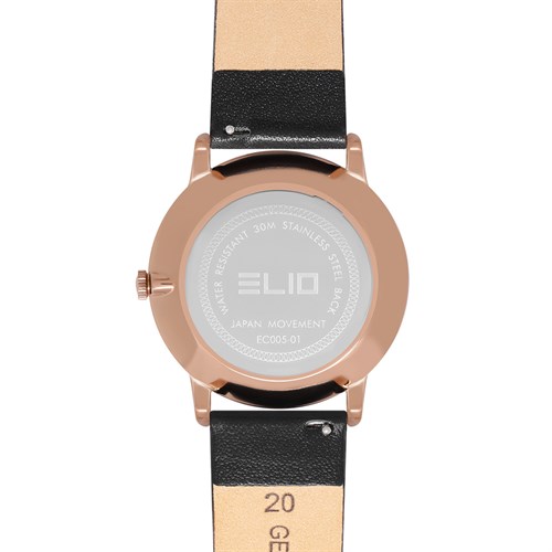 Đồng hồ ELIO 40 mm Nam EC005-01 Màu Đen