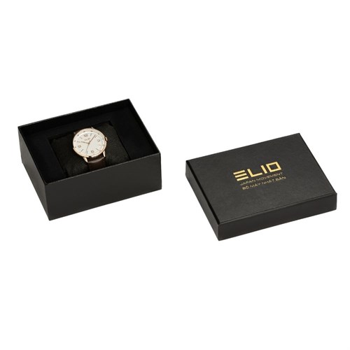 Đồng hồ ELIO 40 mm Nam EC008-01 Màu Nâu