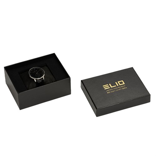Đồng hồ ELIO 41 mm Nam EC011-01 Màu Đen