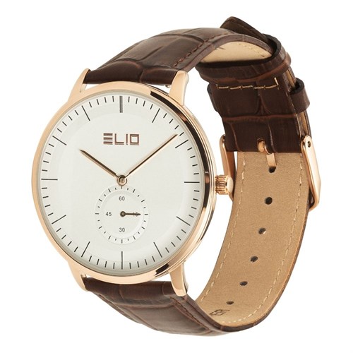 Đồng hồ ELIO 41 mm Nam EC012-01 Màu Nâu