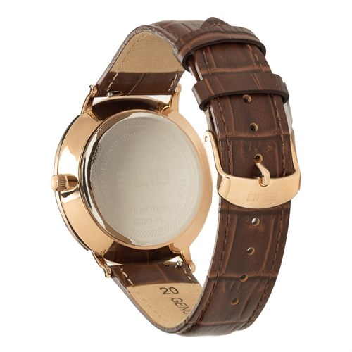 Đồng hồ ELIO 41 mm Nam EC012-01 Màu Nâu