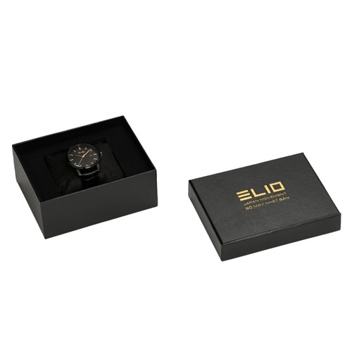 Đồng hồ ELIO 39 mm Nam EC013-01 Màu Đen