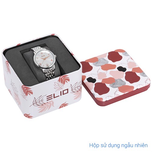 Đồng hồ ELIO Nàng Thơ 30 mm Nữ EC001-02 Màu Bạc