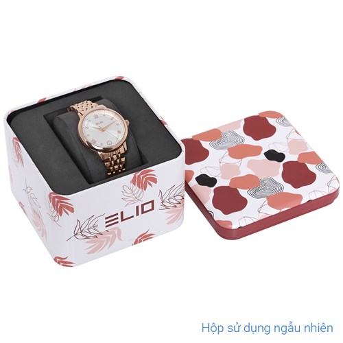 Đồng hồ ELIO Nàng Thơ 30 mm Nữ EC002-02 Màu Vàng Hồng