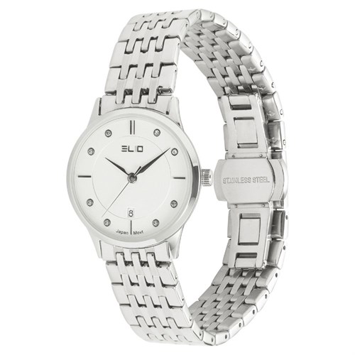 Đồng hồ ELIO Nàng Thơ 28 mm Nữ EC003-02 Màu Bạc
