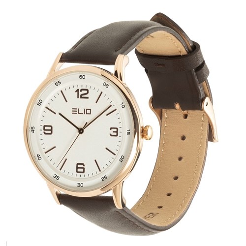 Đồng hồ ELIO 33 mm Nữ EC008-02 Màu Nâu