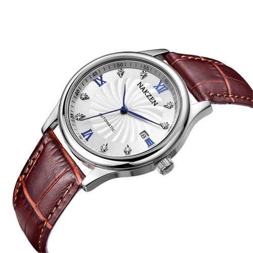 Đồng hồ NAKZEN 39 mm Nam SL6046G-7 Màu Nâu