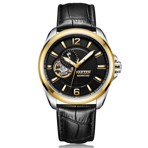 Đồng hồ NAKZEN 42 mm Nam SL6037G-1N3 Màu Đen