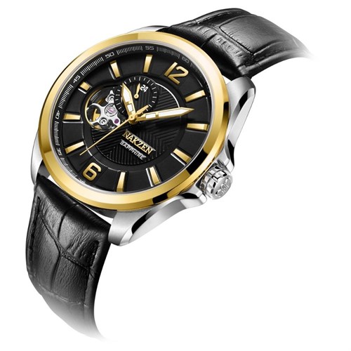Đồng hồ NAKZEN 42 mm Nam SL6037G-1N3 Màu Đen