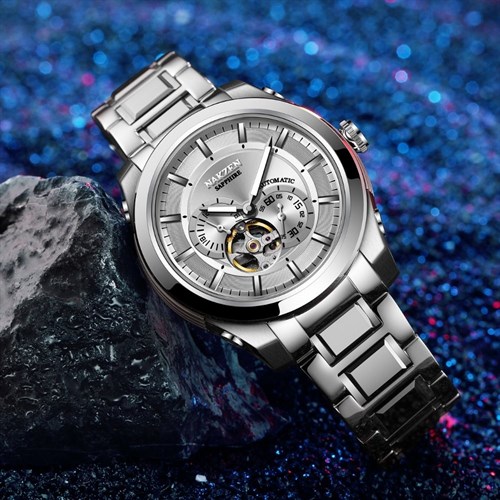 Đồng hồ NAKZEN 44 mm Nam SS6023G-7 Màu Bạc