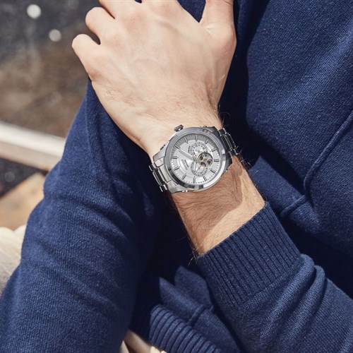 Đồng hồ NAKZEN 44 mm Nam SS6023G-7 Màu Bạc