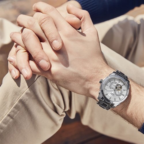 Đồng hồ NAKZEN 44 mm Nam SS6023G-7 Màu Bạc