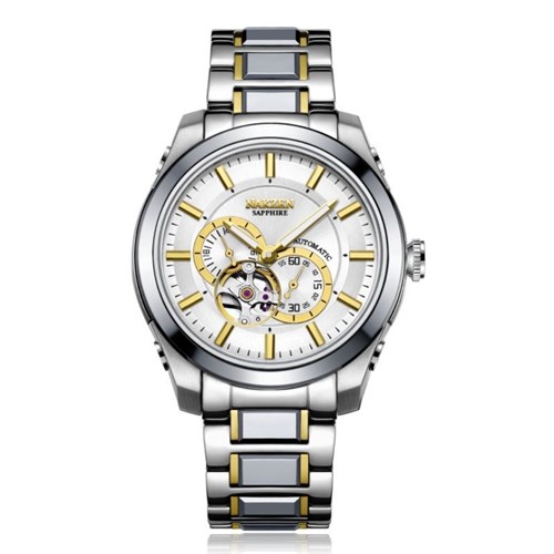 Đồng hồ NAKZEN 44 mm Nam SS6023G-7N3 Màu Bạc