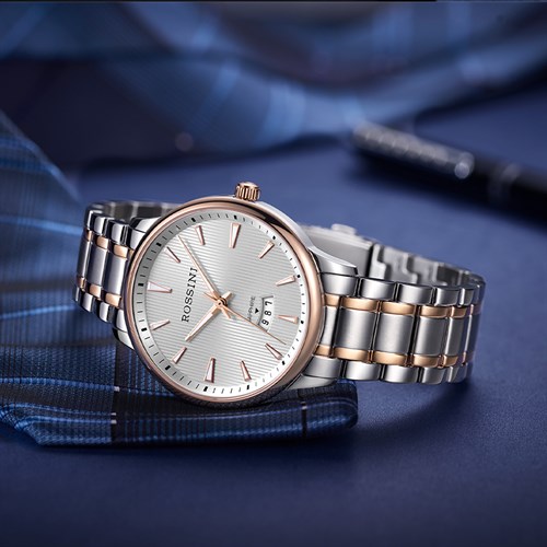 Đồng hồ ROSSINI 41 mm Nam 5887T01C Màu Bạc