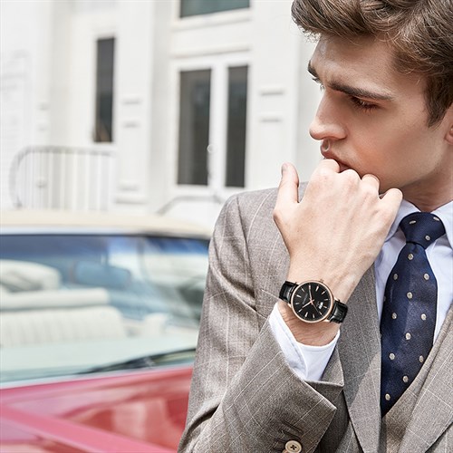 Đồng hồ ROSSINI 41 mm Nam 5887G04D Màu Đen