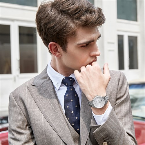 Đồng hồ ROSSINI 41 mm Nam 5887W01A Màu Bạc