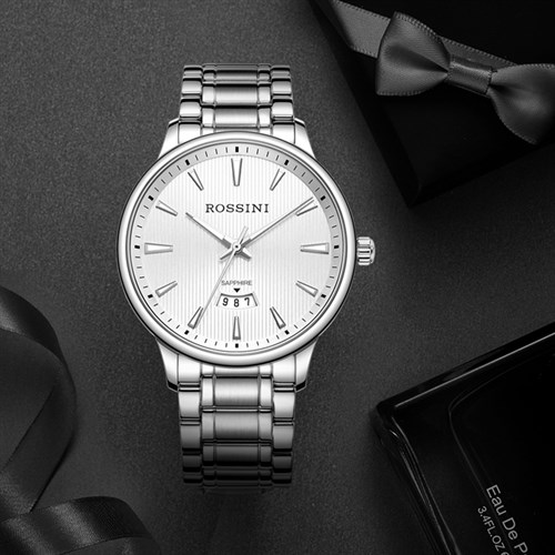 Đồng hồ ROSSINI 41 mm Nam 5887W01A Màu Bạc