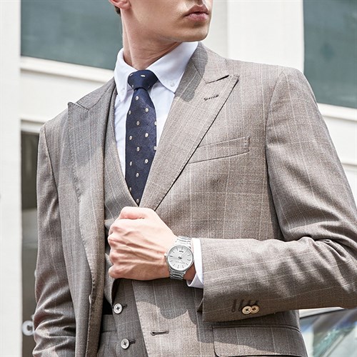 Đồng hồ ROSSINI 41 mm Nam 5887W01A Màu Bạc