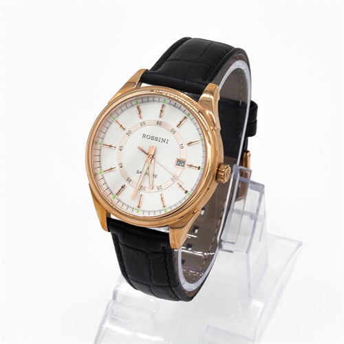 Đồng hồ ROSSINI 41 mm Nam 6577G01B Màu Đen