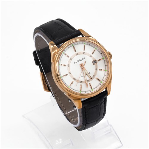 Đồng hồ ROSSINI 41 mm Nam 6577G01B Màu Đen