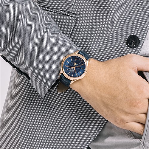 Đồng hồ ROSSINI 40.5 mm Nam 7713G05D Màu Xanh Dương