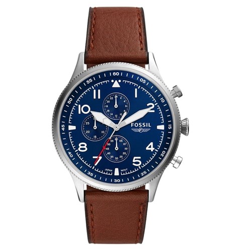 Đồng hồ FOSSIL Carlie 44 mm Nam FS5832 Màu Nâu