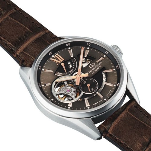 Đồng hồ ORIENT Star 41 mm Nam RE-AV0006Y00B Màu Nâu