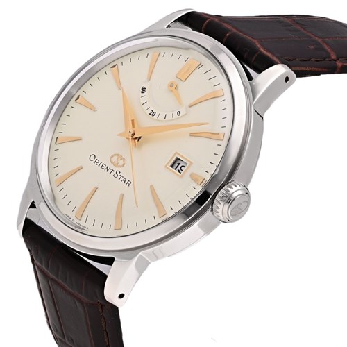 Đồng hồ ORIENT Star 38.5 mm Nam SAF02005S0 Màu Nâu