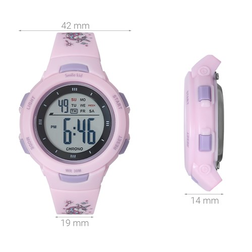 Đồng hồ SMILE KID 42 mm Trẻ em SL080-02 Màu Hồng