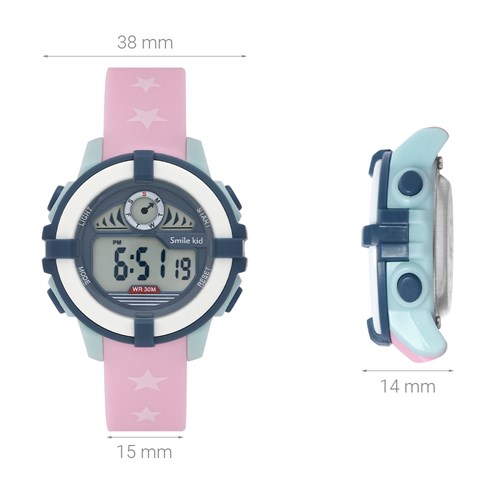 Đồng hồ SMILE KID 38 mm Trẻ em SL082-02 Màu Hồng