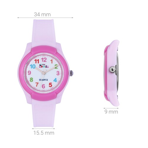 Đồng hồ SMILE KID 34 mm Trẻ em SL085-01 Màu Hồng