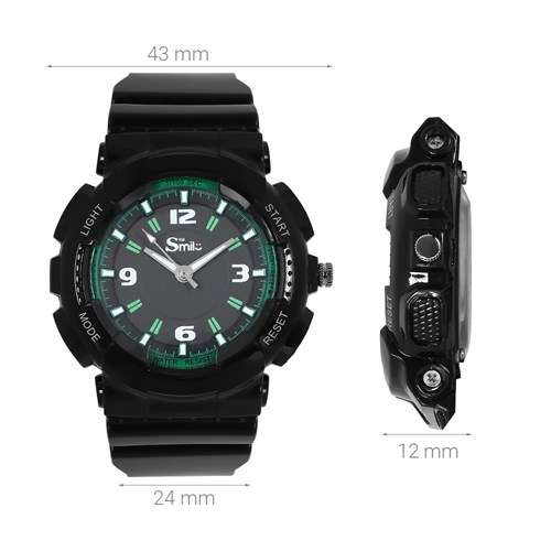 Đồng hồ SMILE KID 43 mm Trẻ em SL087-02 Màu Đen