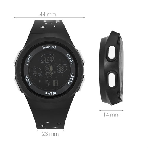 Đồng hồ SMILE KID 44 mm Trẻ em SL088-02 Màu Đen