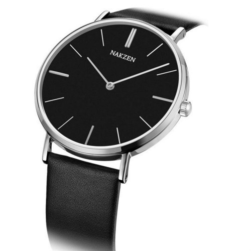 Đồng hồ NAKZEN 40 mm Nam SL9002GBK-1 Màu Đen