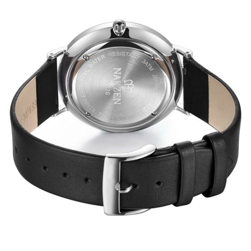 Đồng hồ NAKZEN 40 mm Nam SL9002GBK-1 Màu Đen