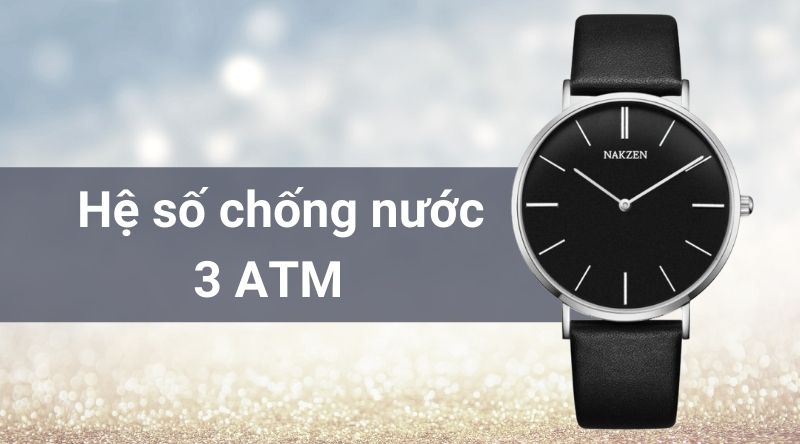 Chống nước 3 ATM Chống nước 3 ATM