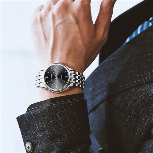 Đồng hồ NAKZEN 38 mm Nam SS4072G-1 Màu Bạc