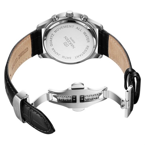 Đồng hồ NAKZEN 39 mm Nam SL5057GBK-1 Màu Đen